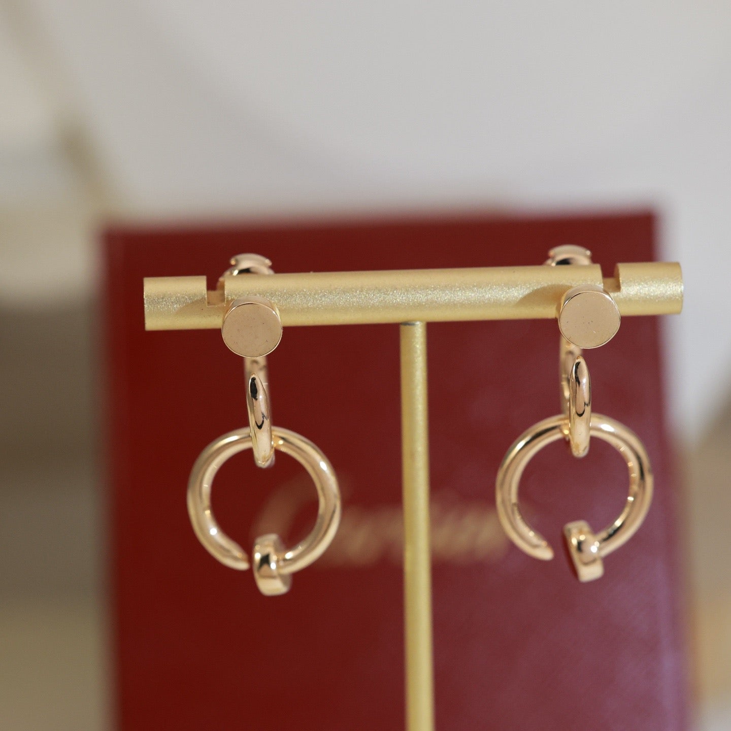 Cartier-Style Nail Stud Earrings