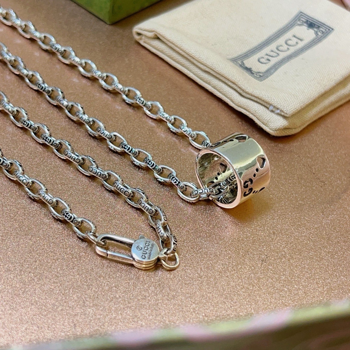 Gucci Vintage Double G Necklace