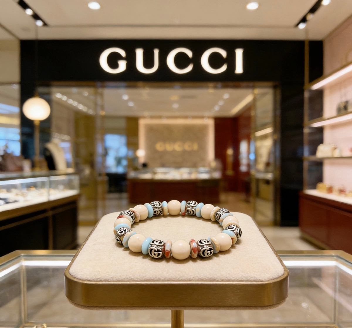 Gucci Vintage Double G Bracelet