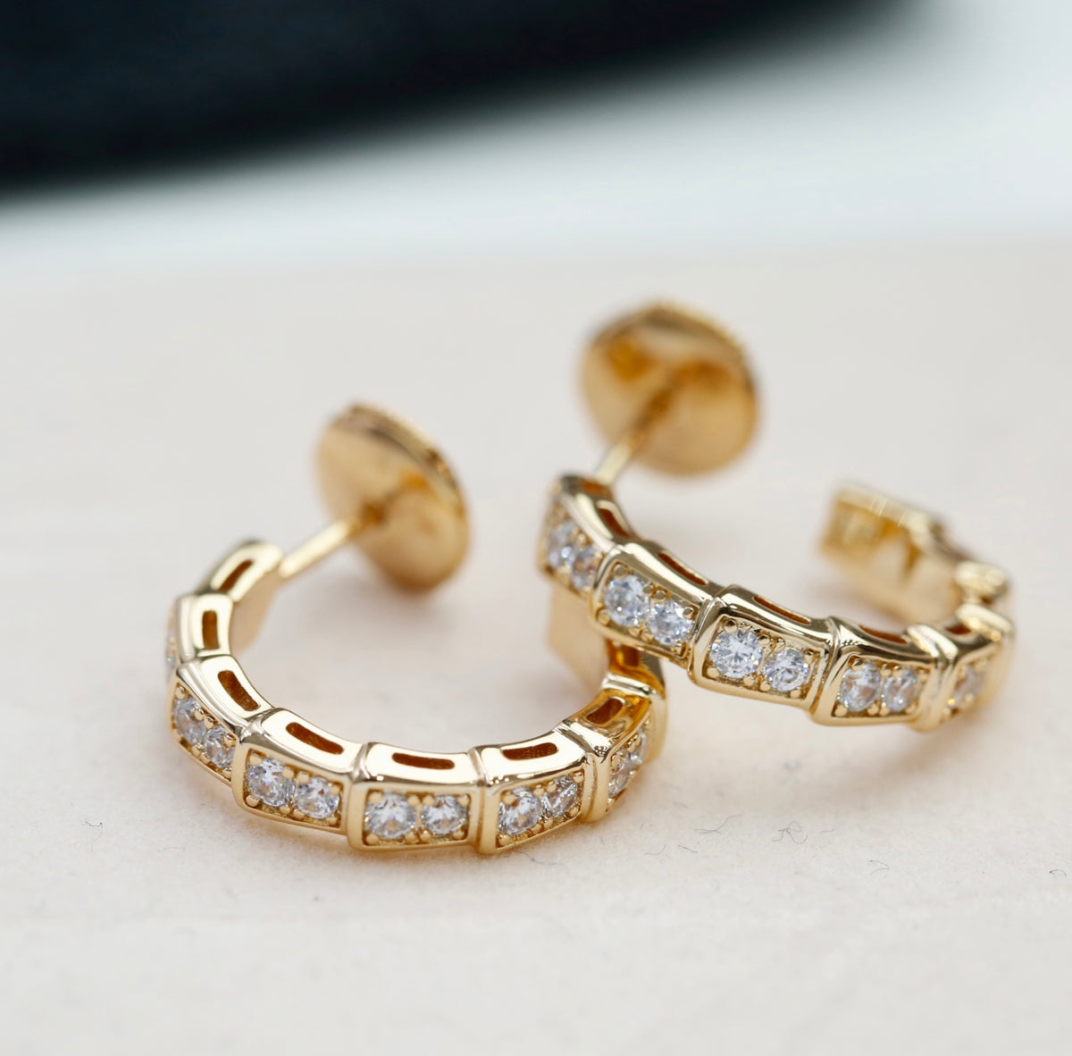BVLGARI Crystal Serpenti Earrings