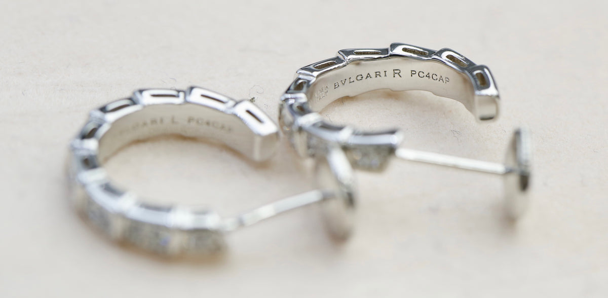 BVLGARI Crystal Serpenti Earrings