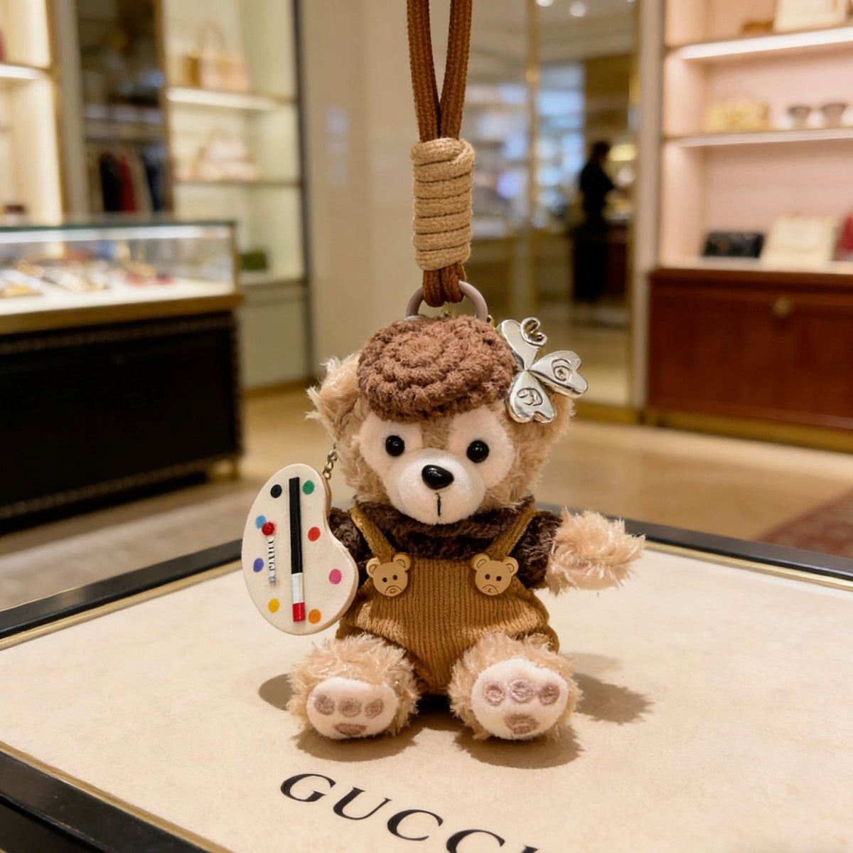 Gucci Vintage Double G Keychain