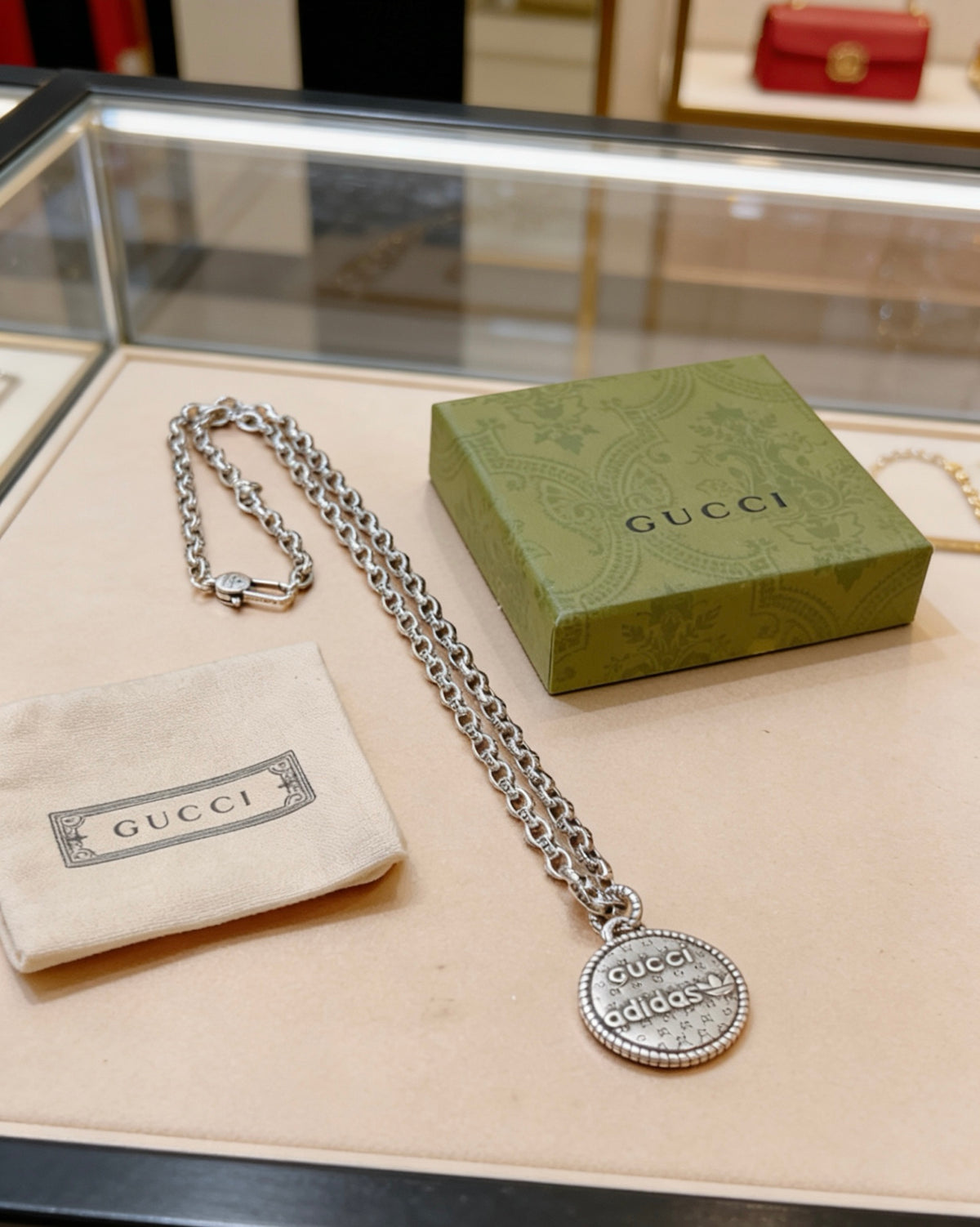Gucci Vintage Double G Necklace