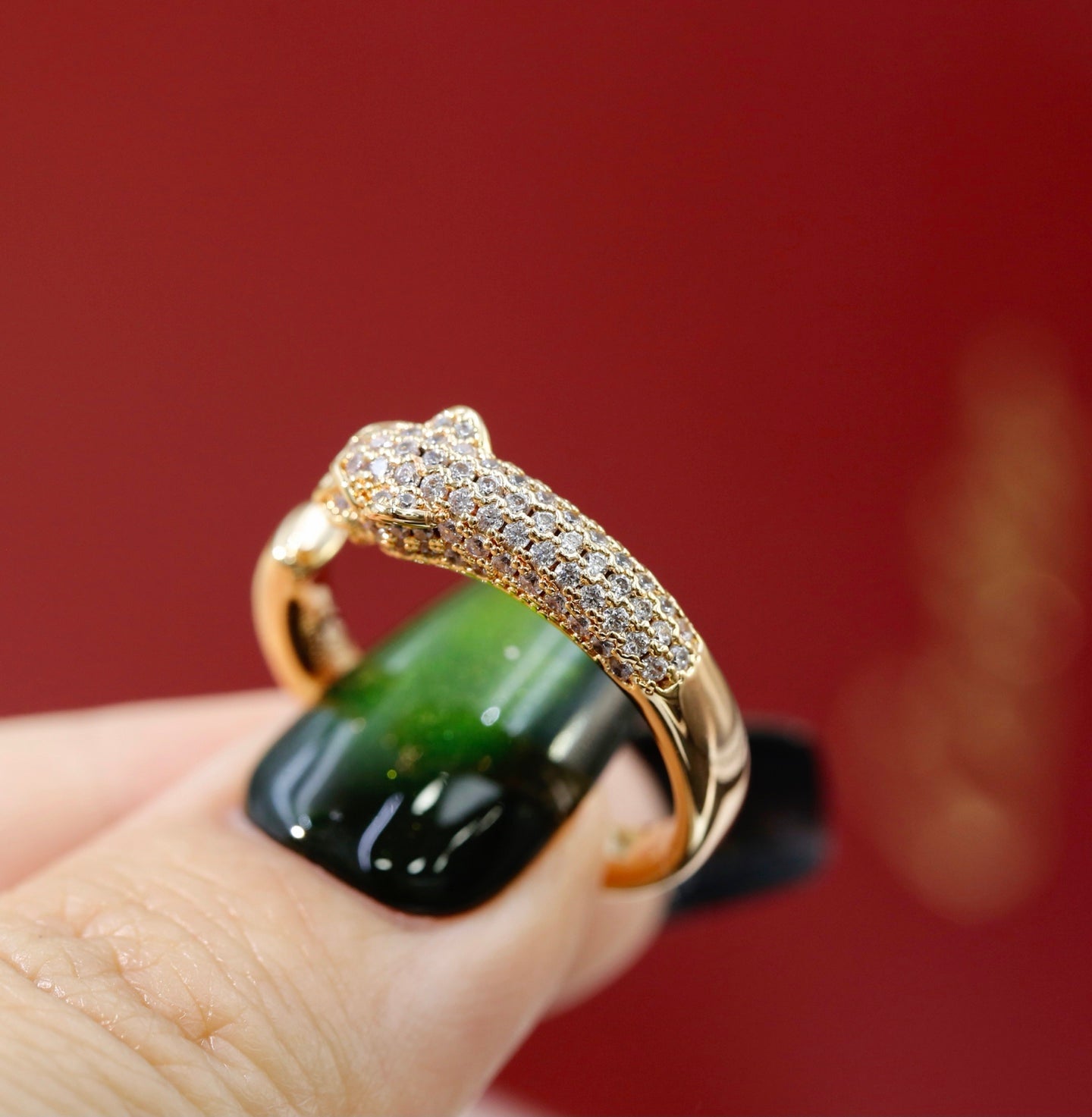 Cartier Panther Head Ring