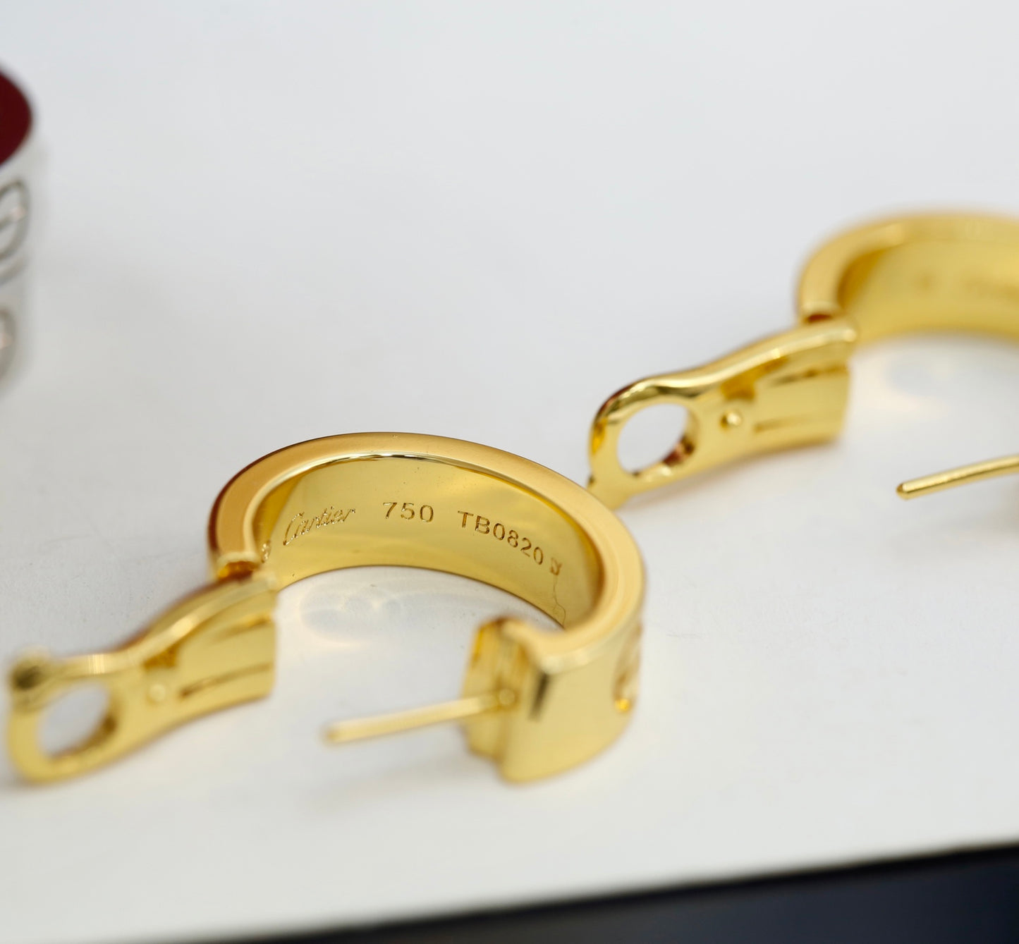 Cartier-Style Single-Diamond Clip-On Earrings