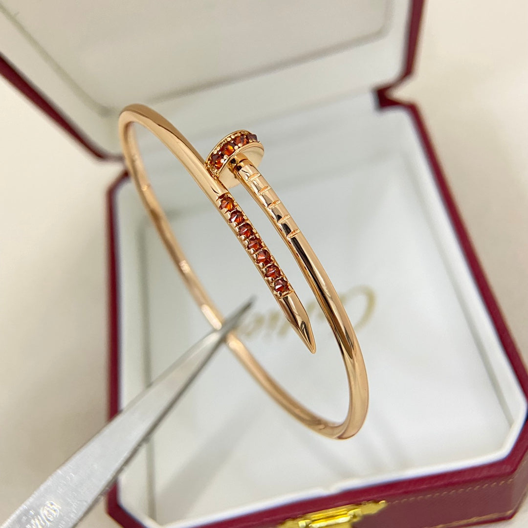 Cartier Diamond-Set Nail Bracelet