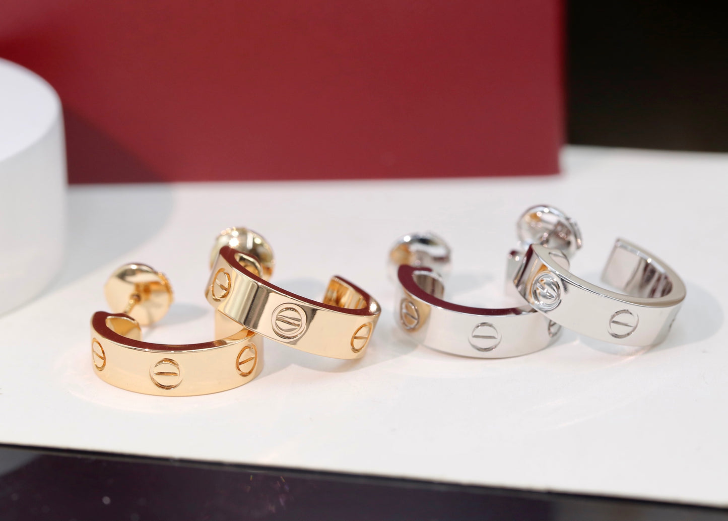 Cartier-style Clip-on Earrings