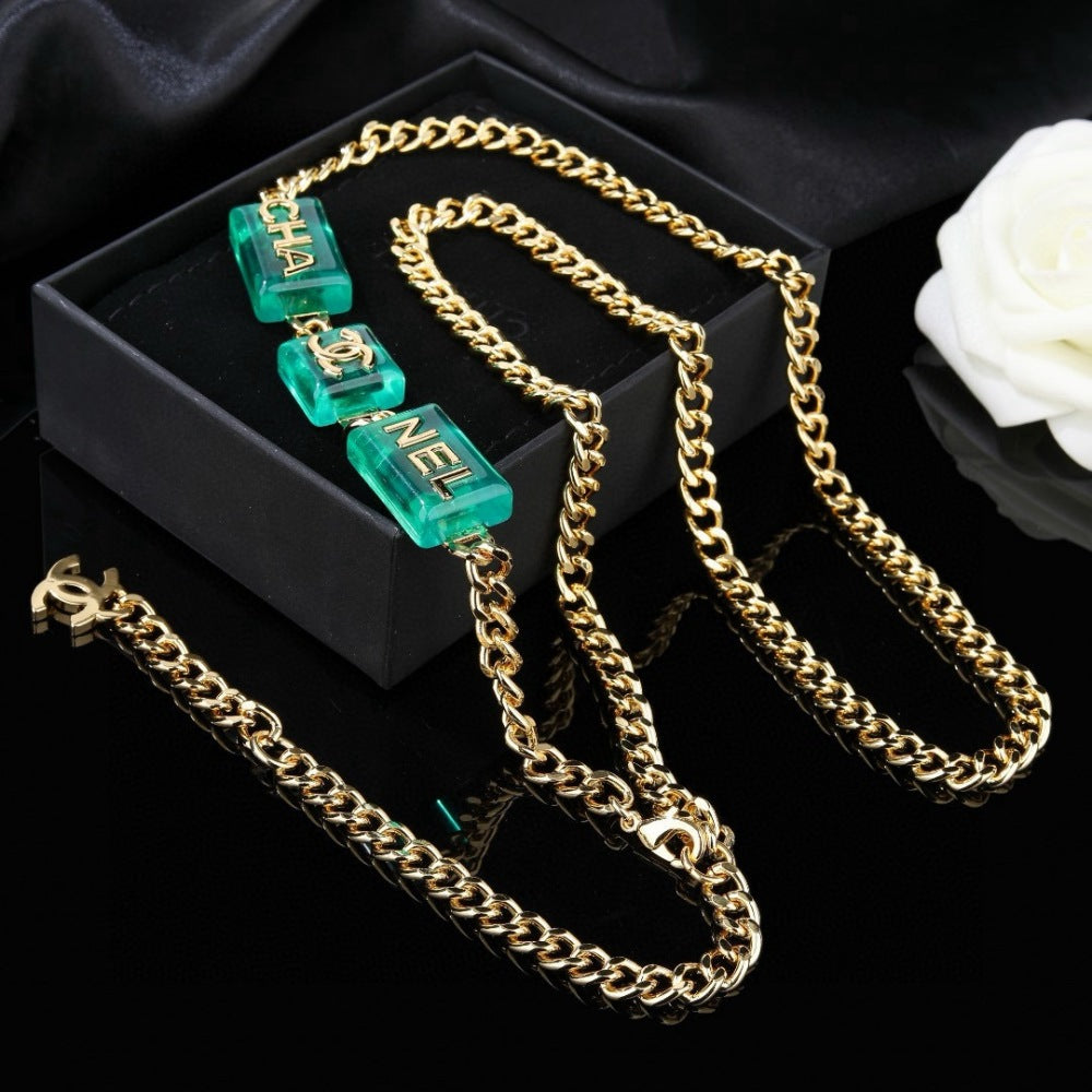 Chanel Brass Gold-Plated Waist Chain