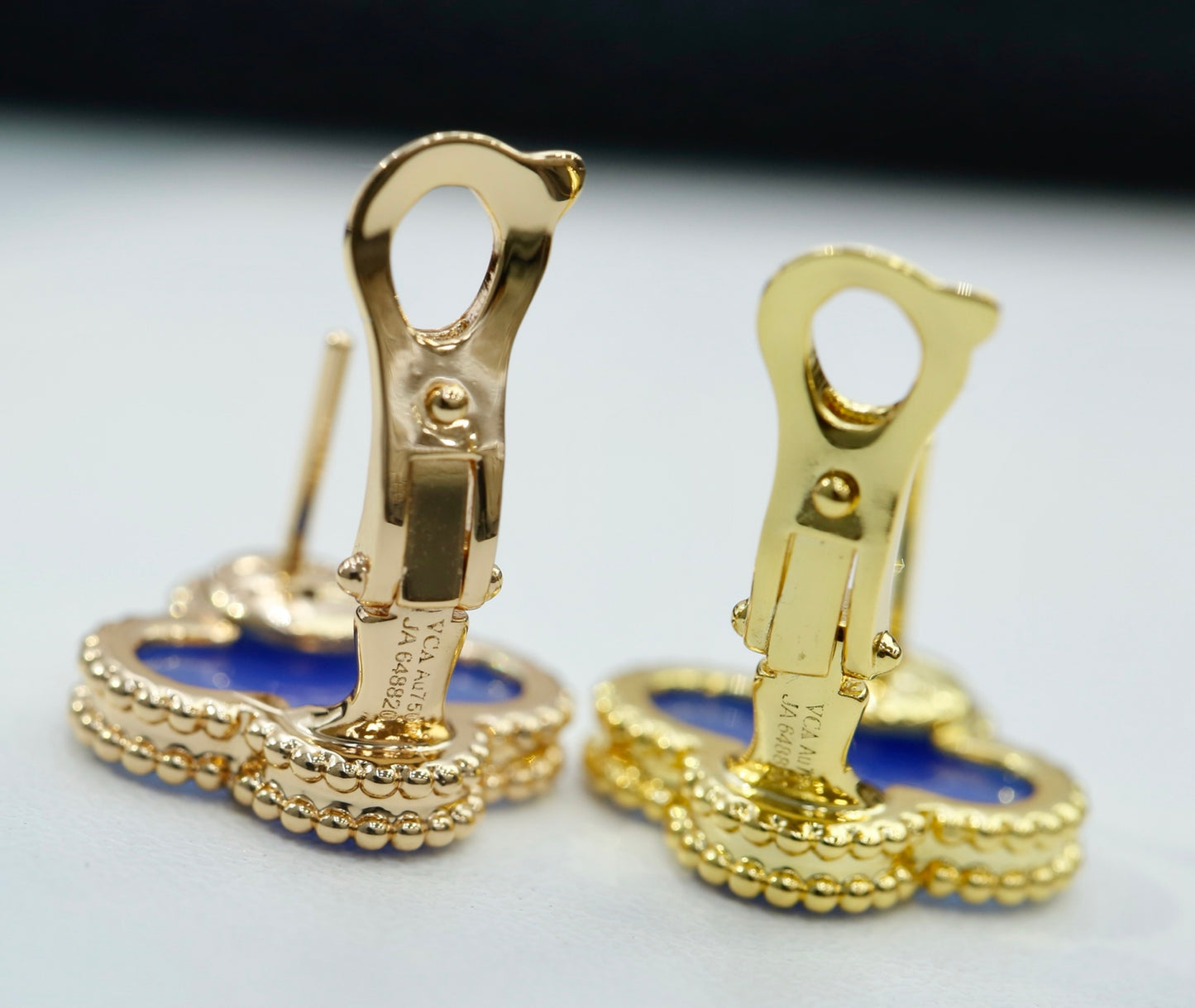 Van Cleef & Arpels-Style Clover Stud Earrings