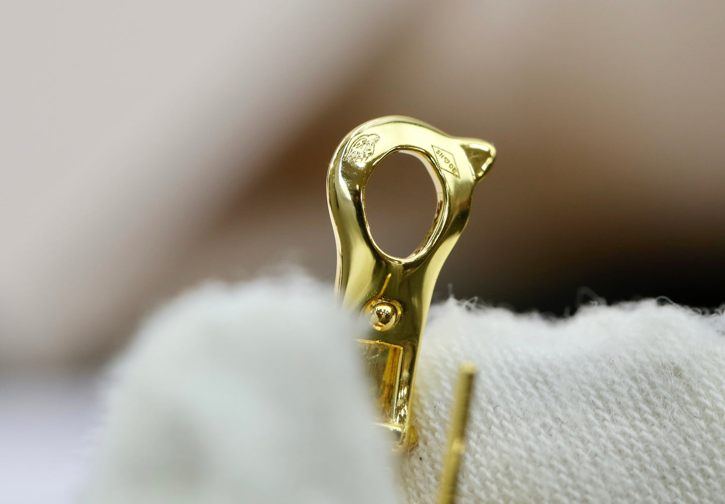 Van Cleef & Arpels-Style Clover Stud Earrings