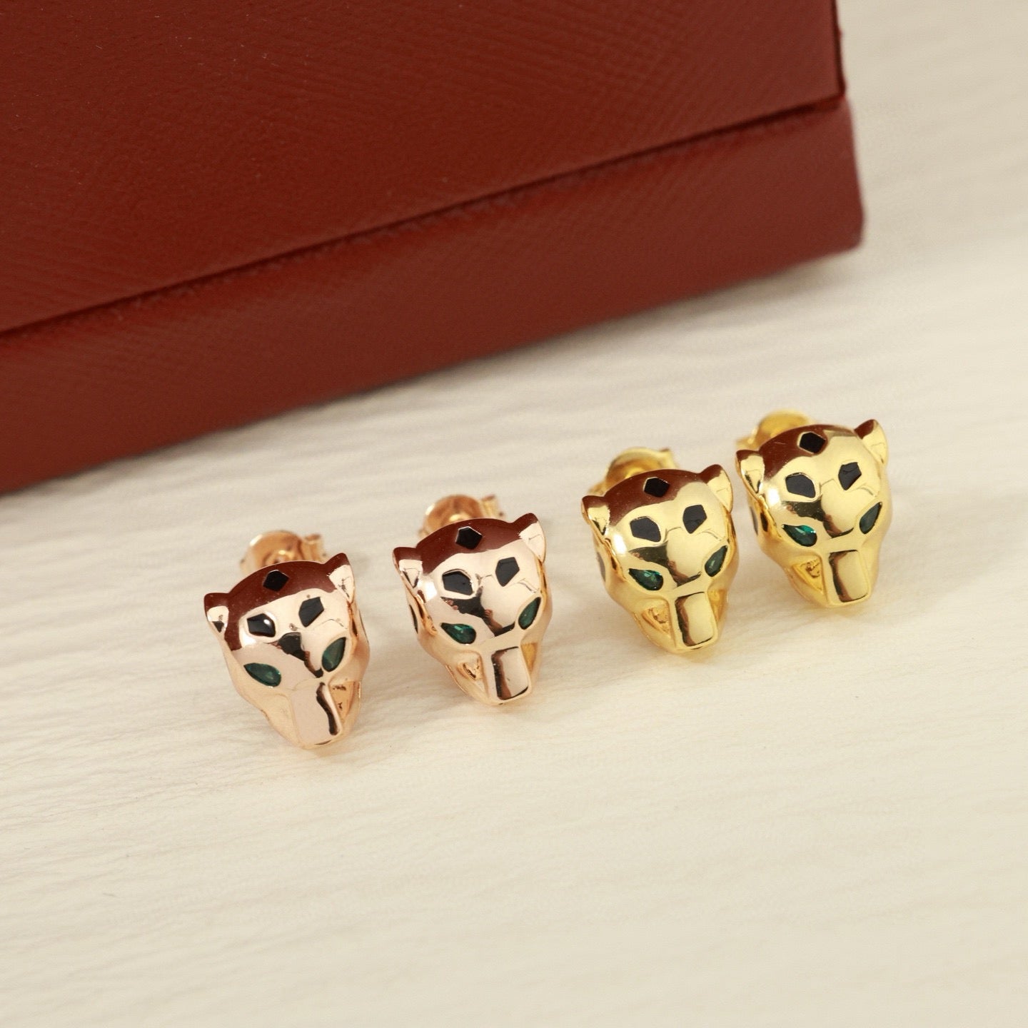 Cartier Panther Stud Earrings