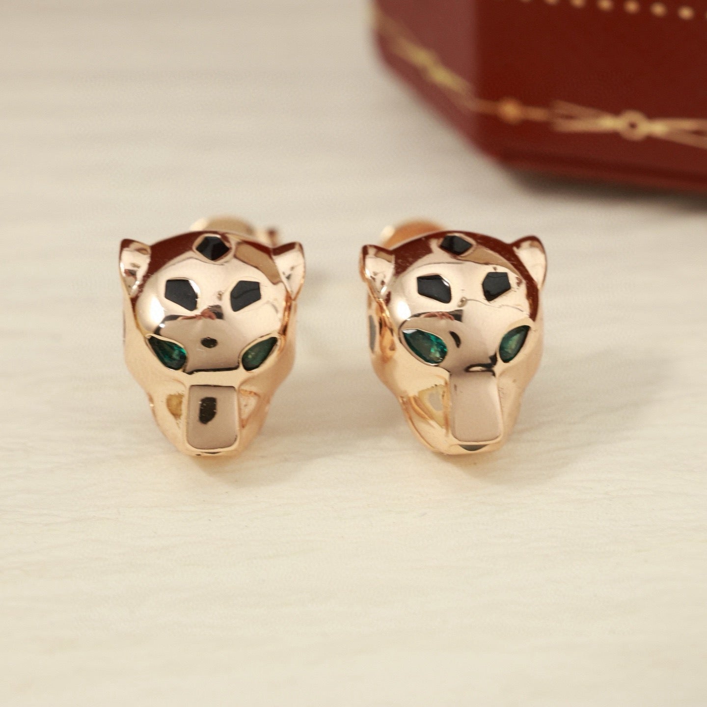 Cartier Panther Stud Earrings