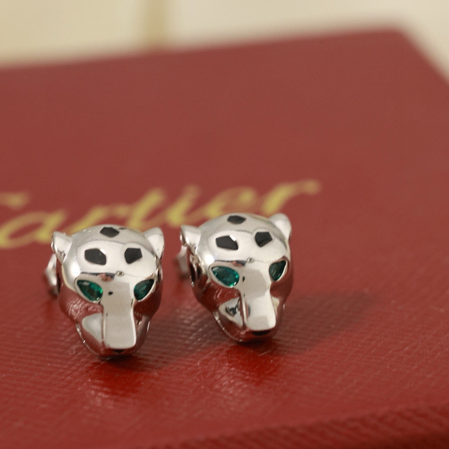 Cartier Panther Stud Earrings