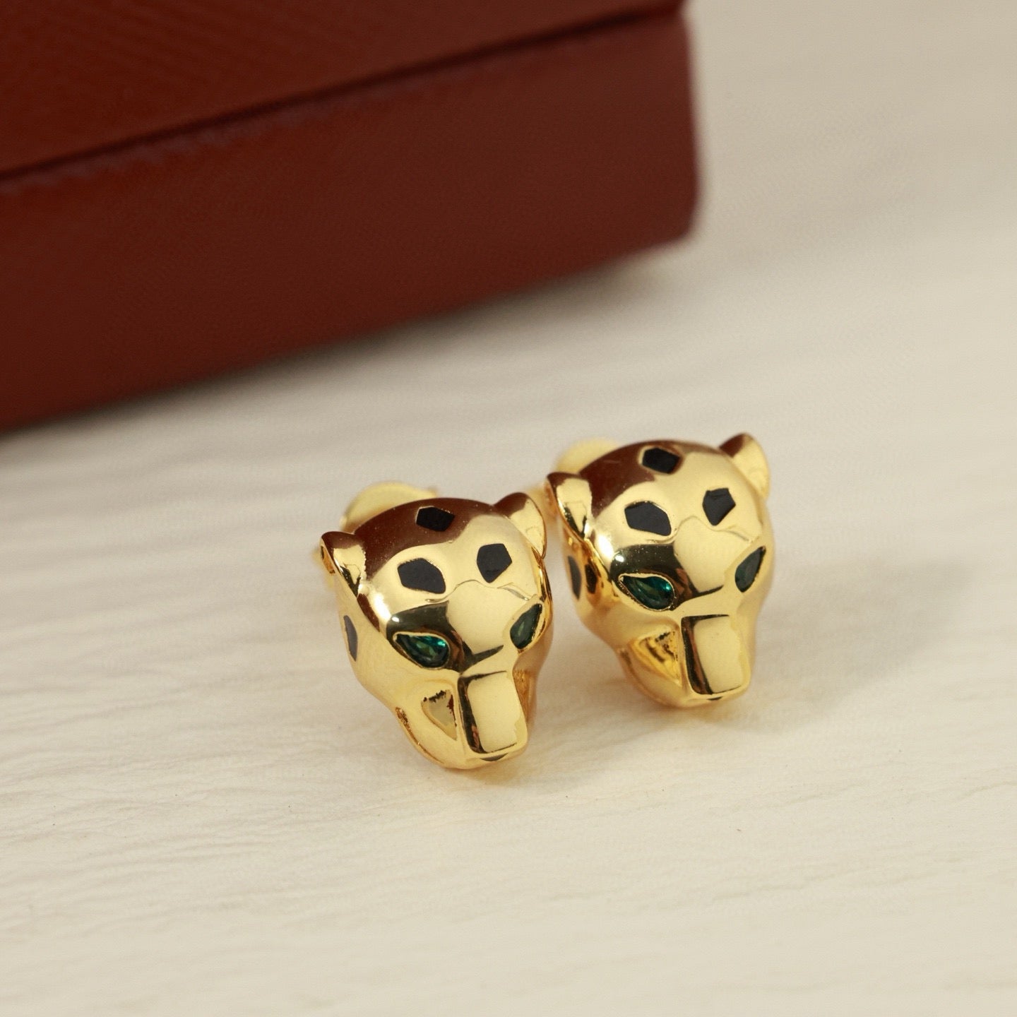 Cartier Panther Stud Earrings