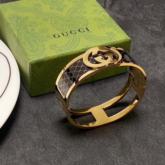 Gucci Stainless Steel Double G Bracelet