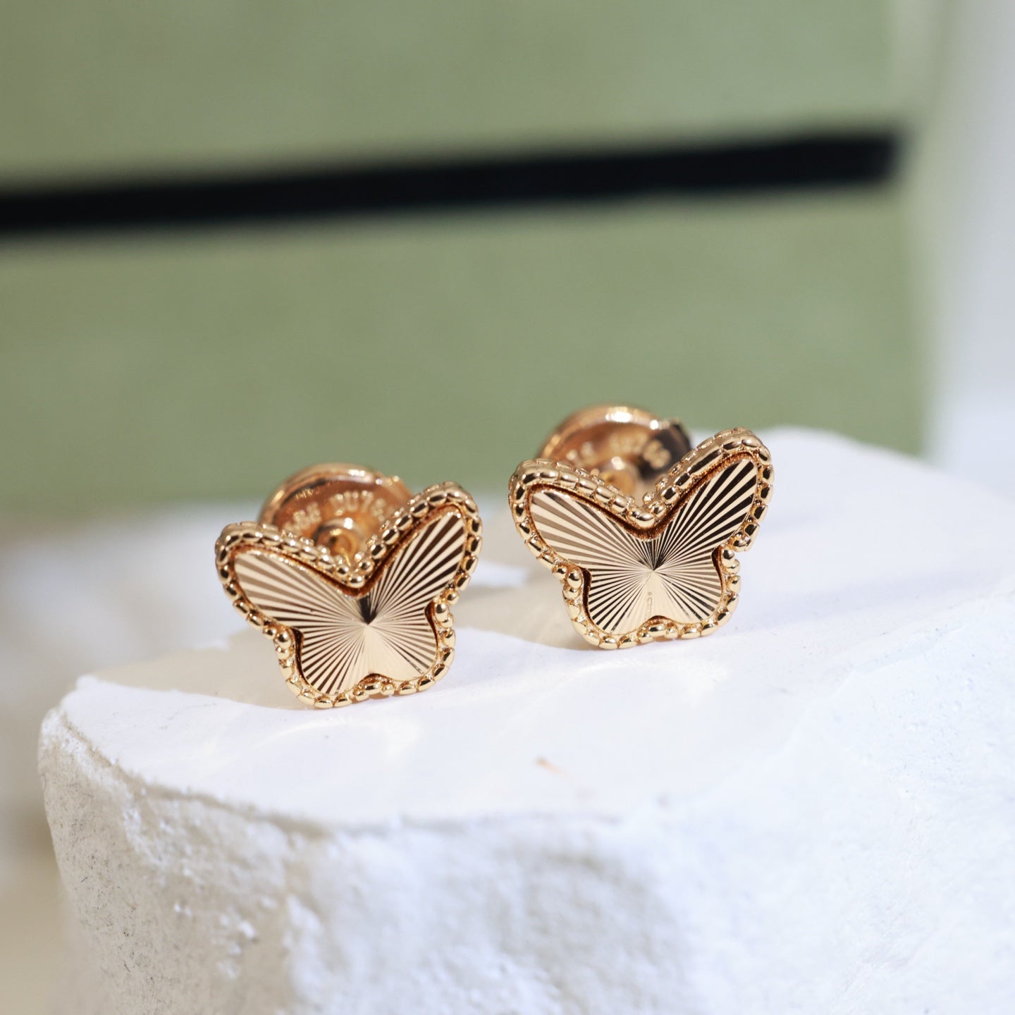 Van Cleef & Arpels Butterfly Stud Earrings