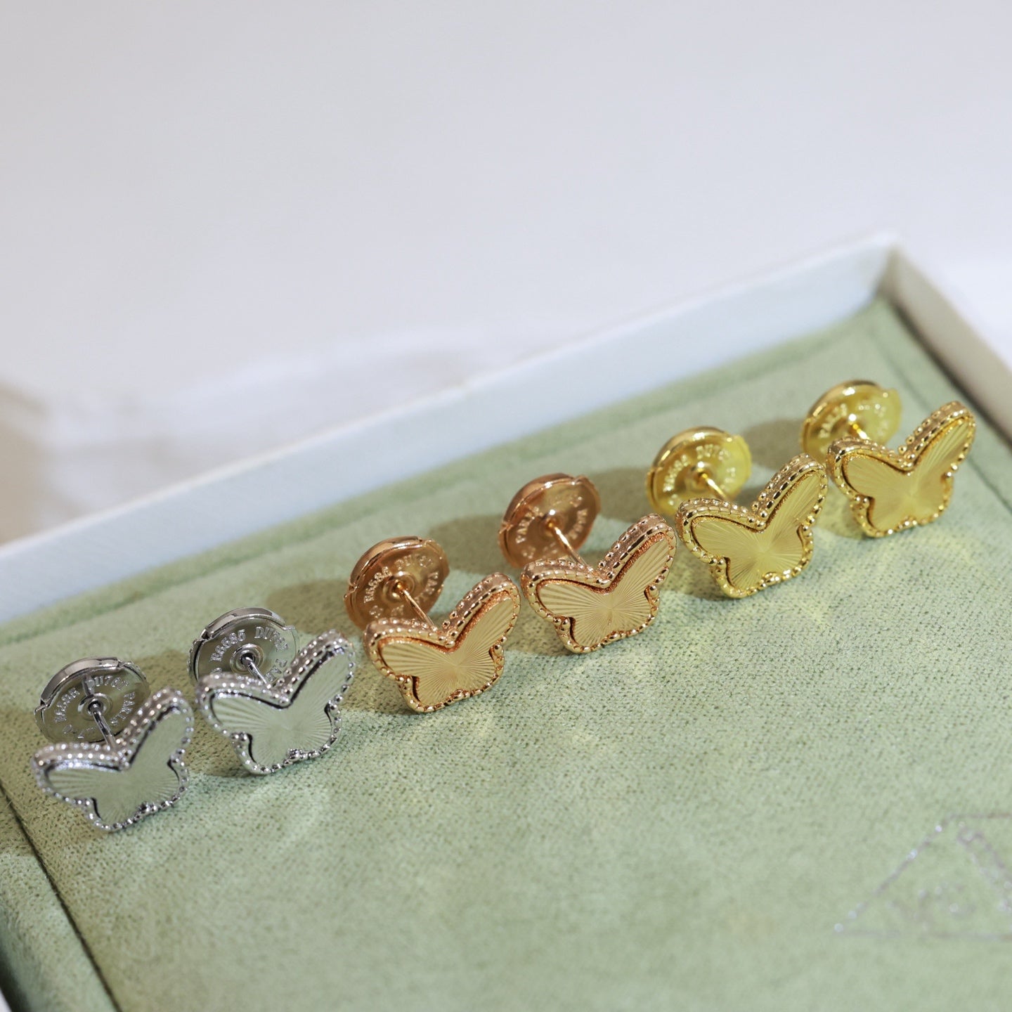 Van Cleef & Arpels Butterfly Stud Earrings