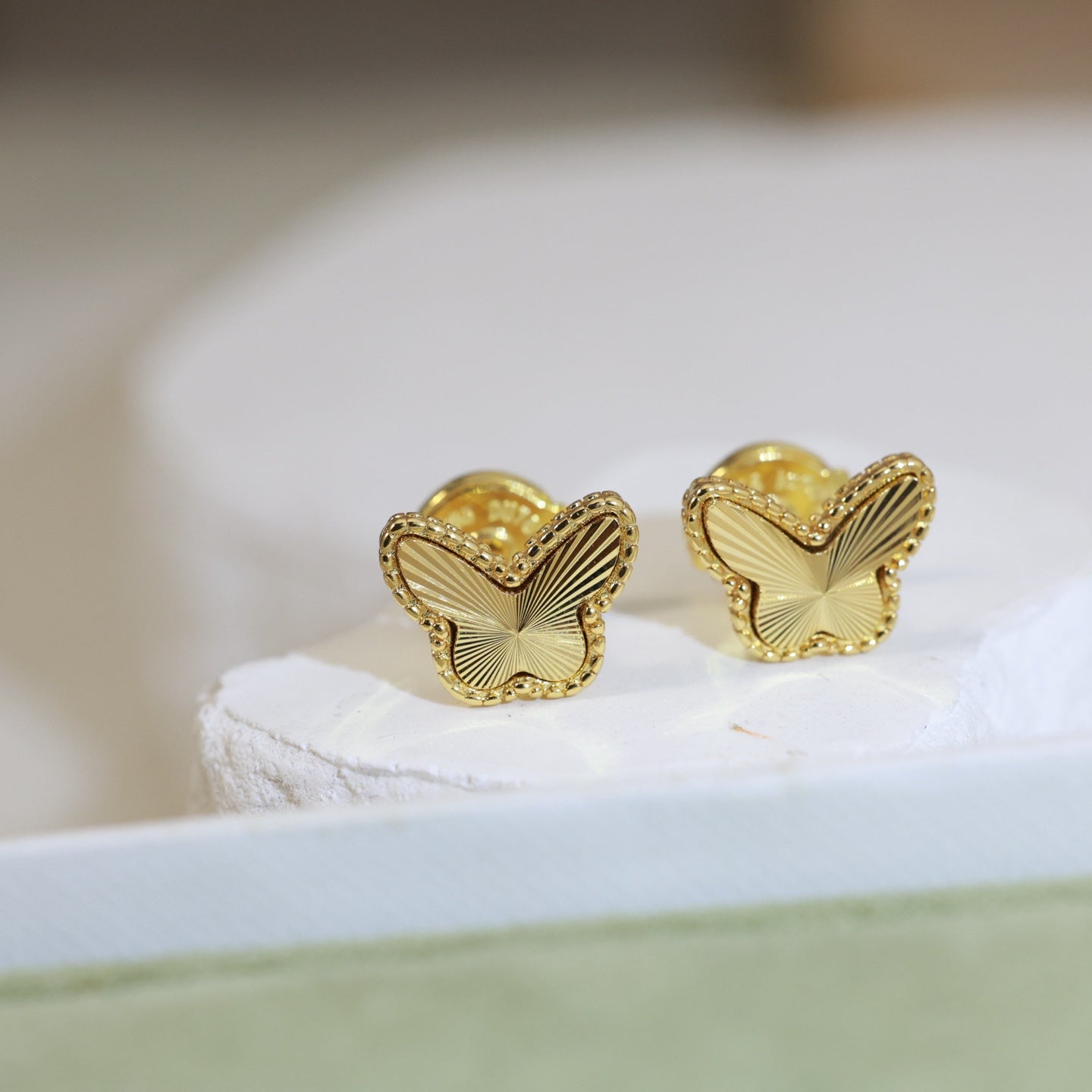 Van Cleef & Arpels Butterfly Stud Earrings
