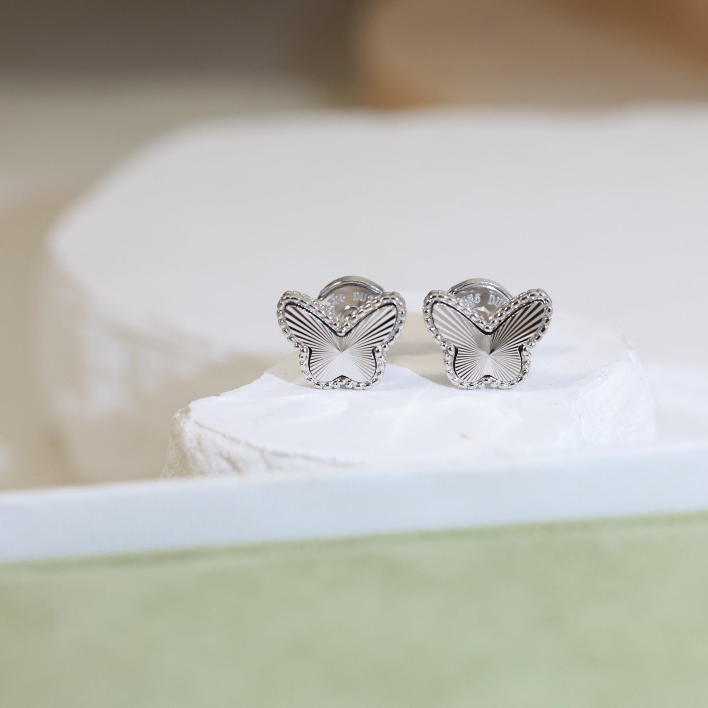 Van Cleef & Arpels Butterfly Stud Earrings