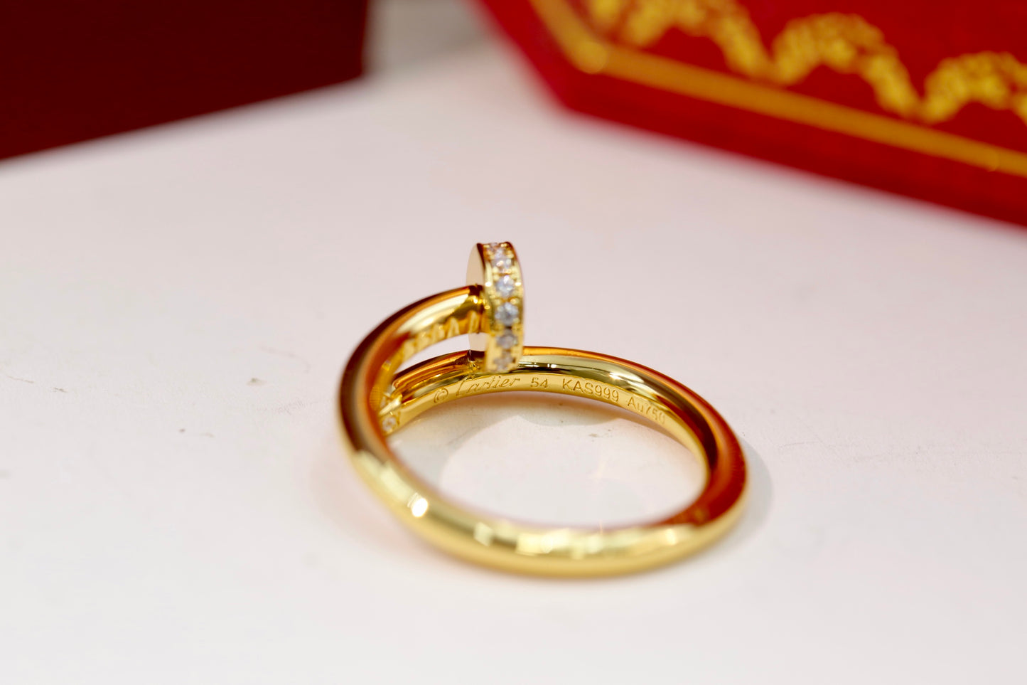 Cartier Nail Ring (Diamond-Set Head)