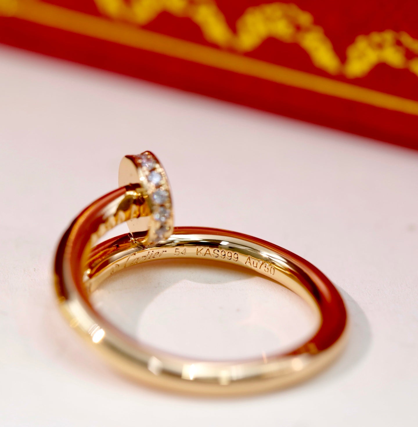 Cartier Nail Ring (Diamond-Set Head)