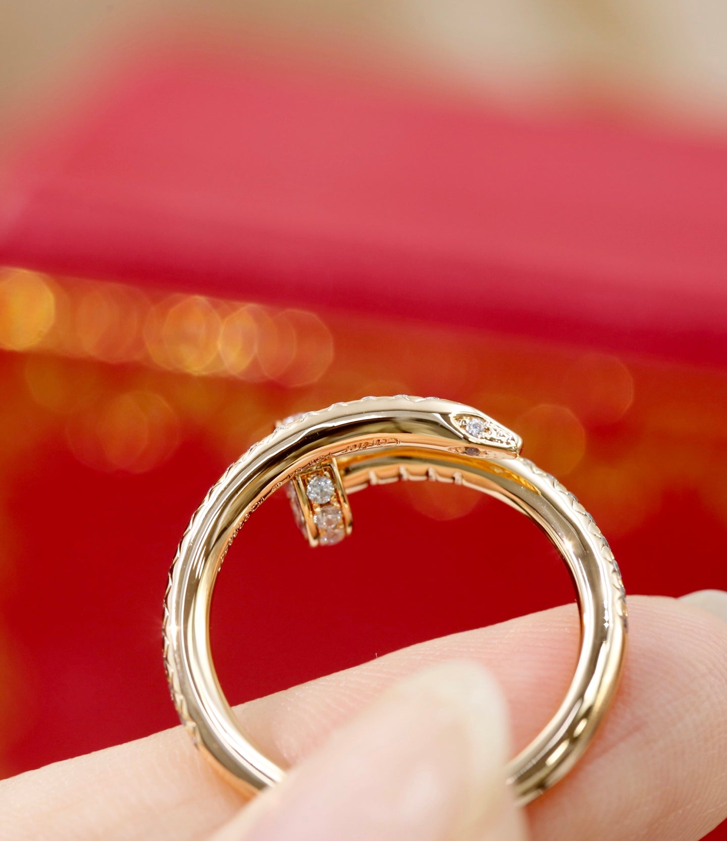 Cartier Pavé Diamond Nail Ring