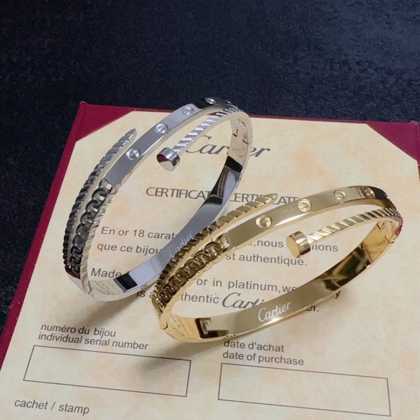 Cartier Nail Bracelet