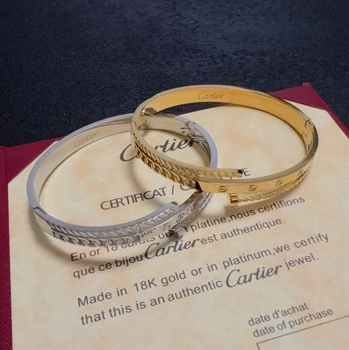 Cartier Nail Bracelet