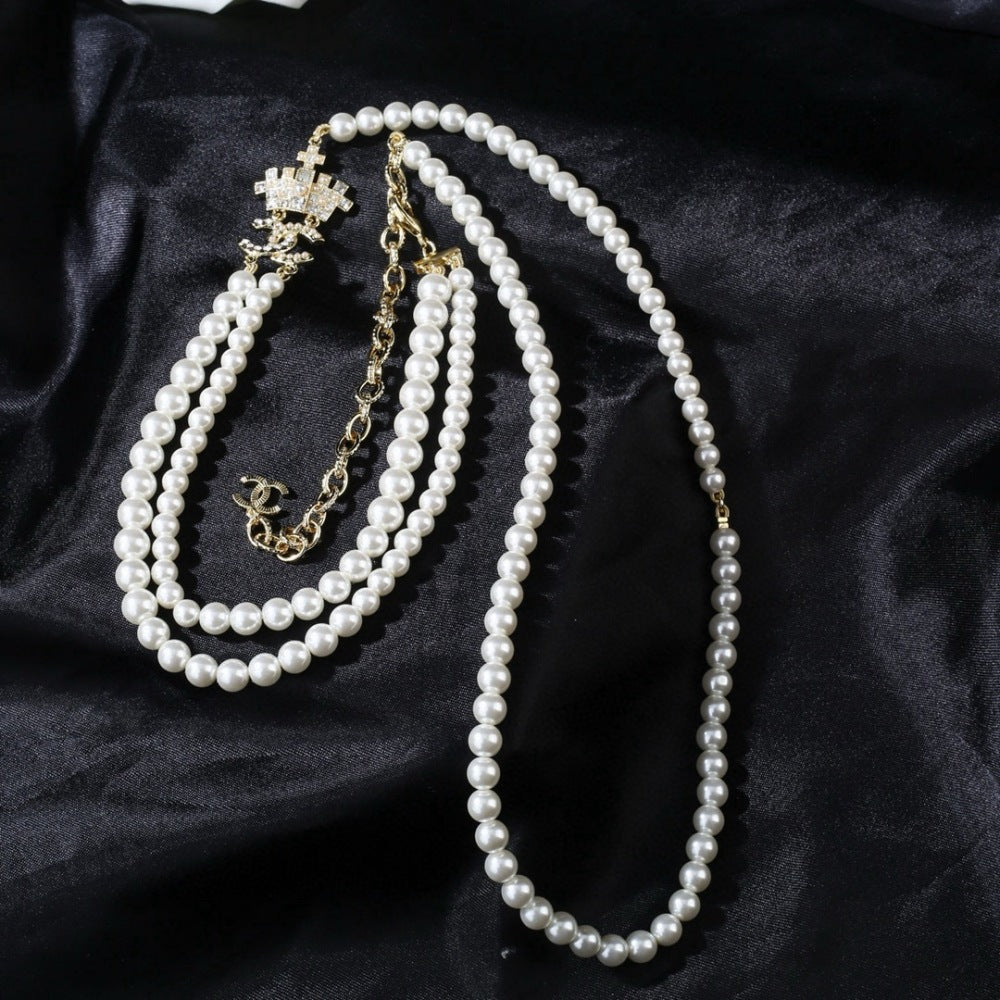 Chanel Pearl Brass Waist Chain