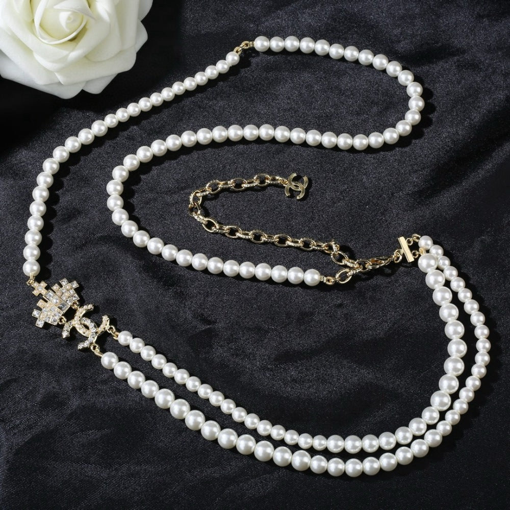 Chanel Pearl Brass Waist Chain