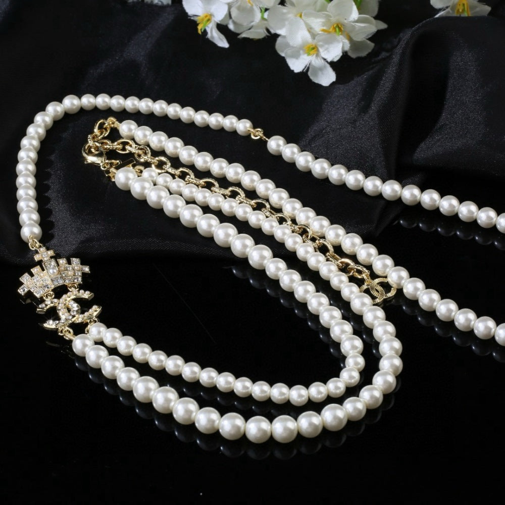 Chanel Pearl Brass Waist Chain