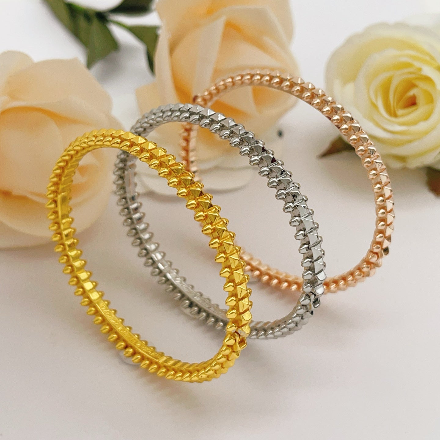 Cartier Gold Stud Bracelet