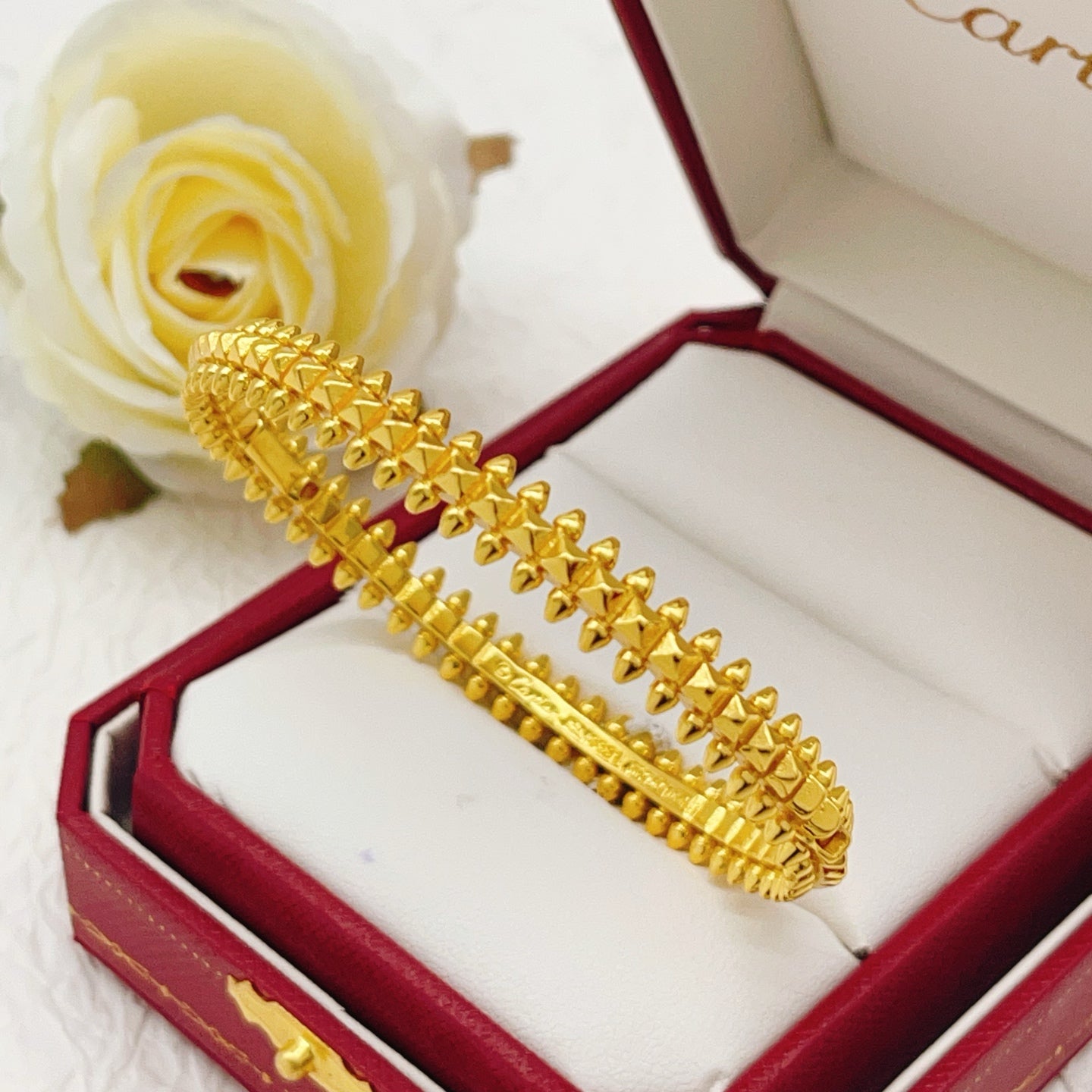 Cartier Gold Stud Bracelet