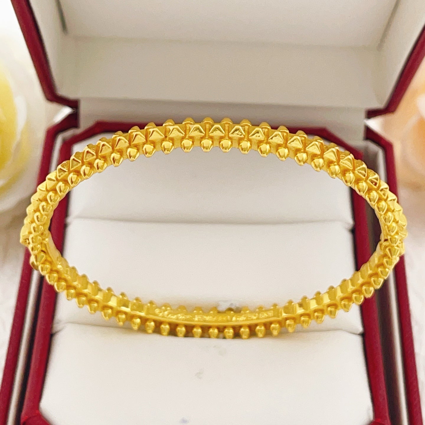 Cartier Gold Stud Bracelet