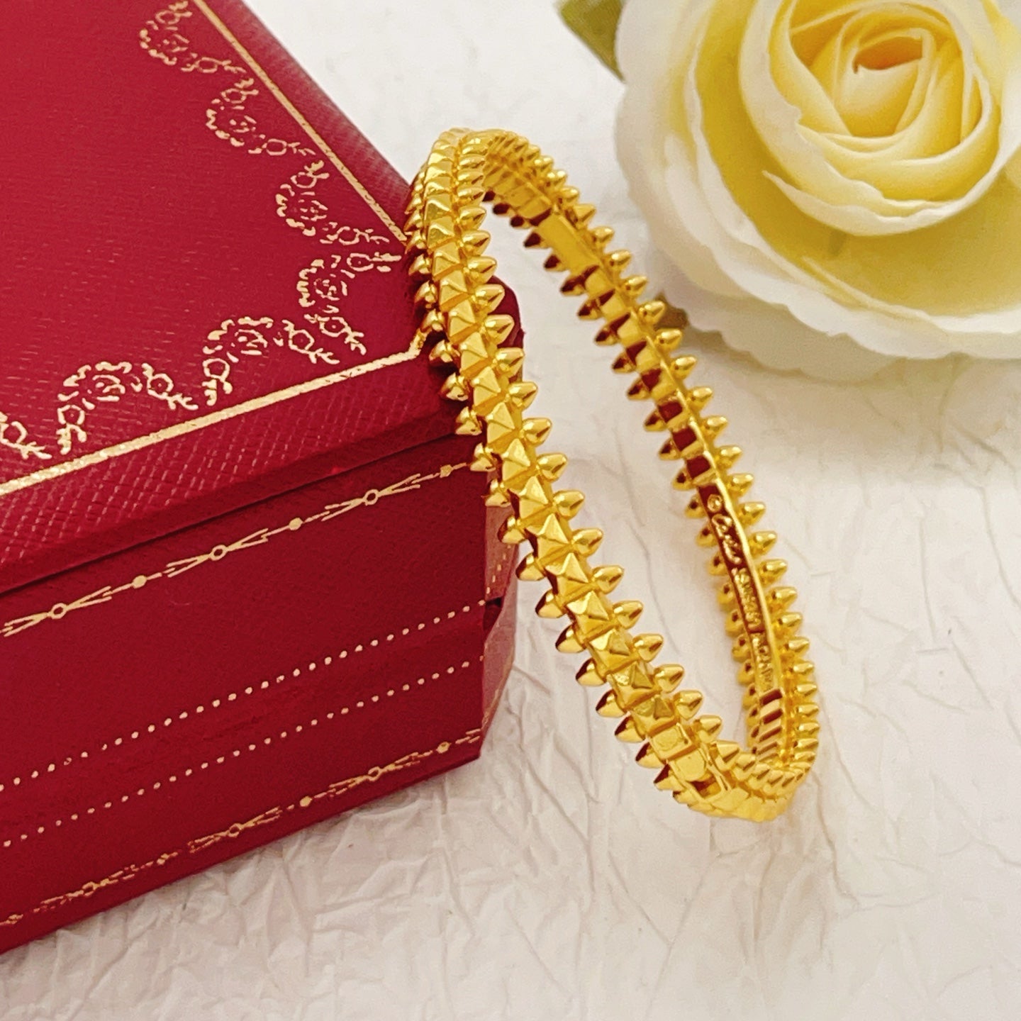 Cartier Gold Stud Bracelet