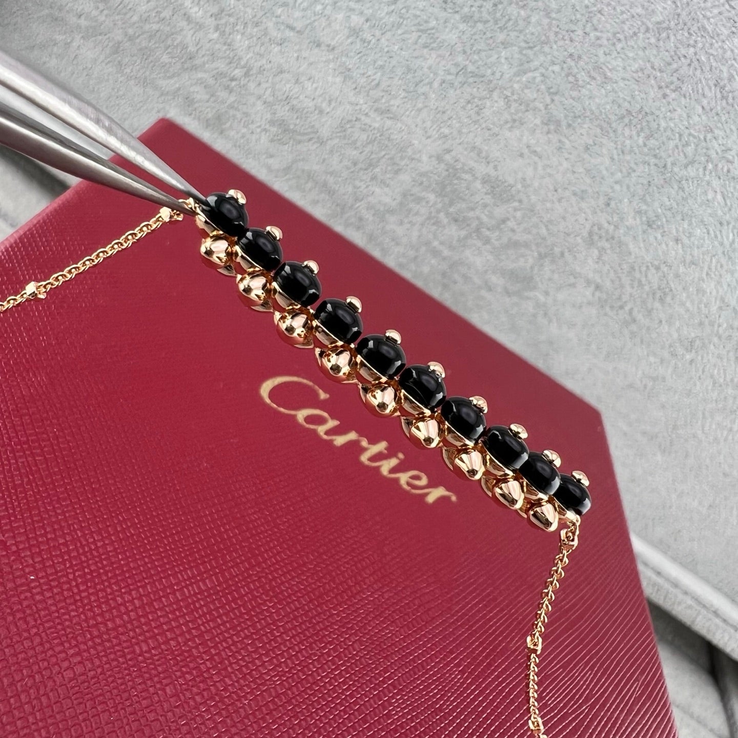 Cartier Studded Multi-Gemstone Pendant Necklace
