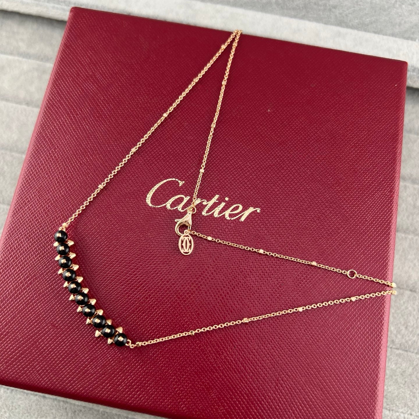 Cartier Studded Multi-Gemstone Pendant Necklace