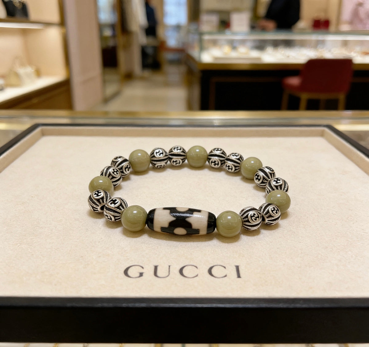 Gucci Crystal Double G Bracelet