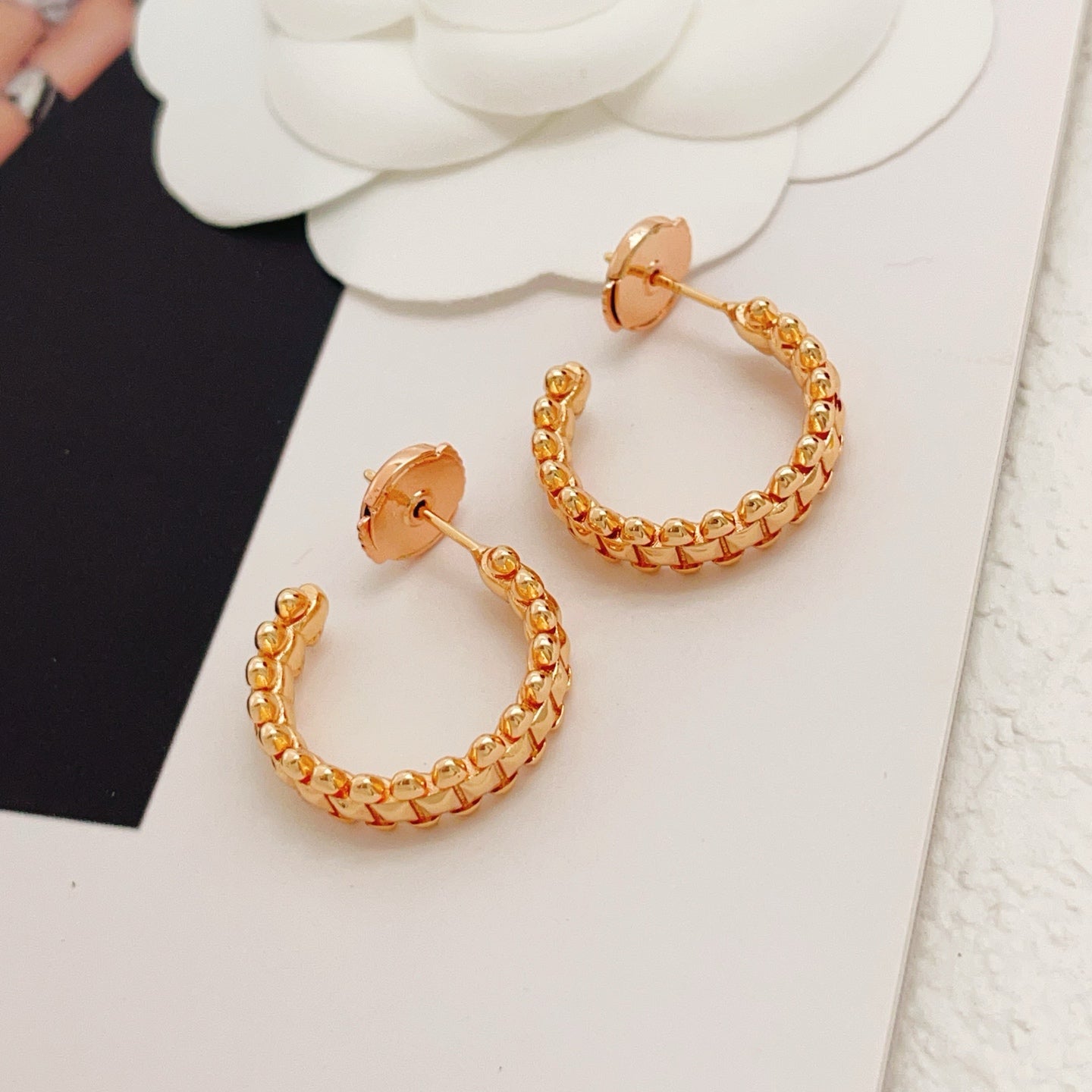 Cartier Smooth-Finish Nail Stud Earrings