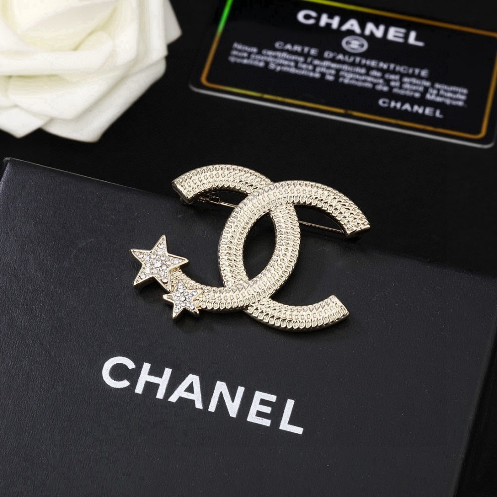 Chanel Double C Brooch