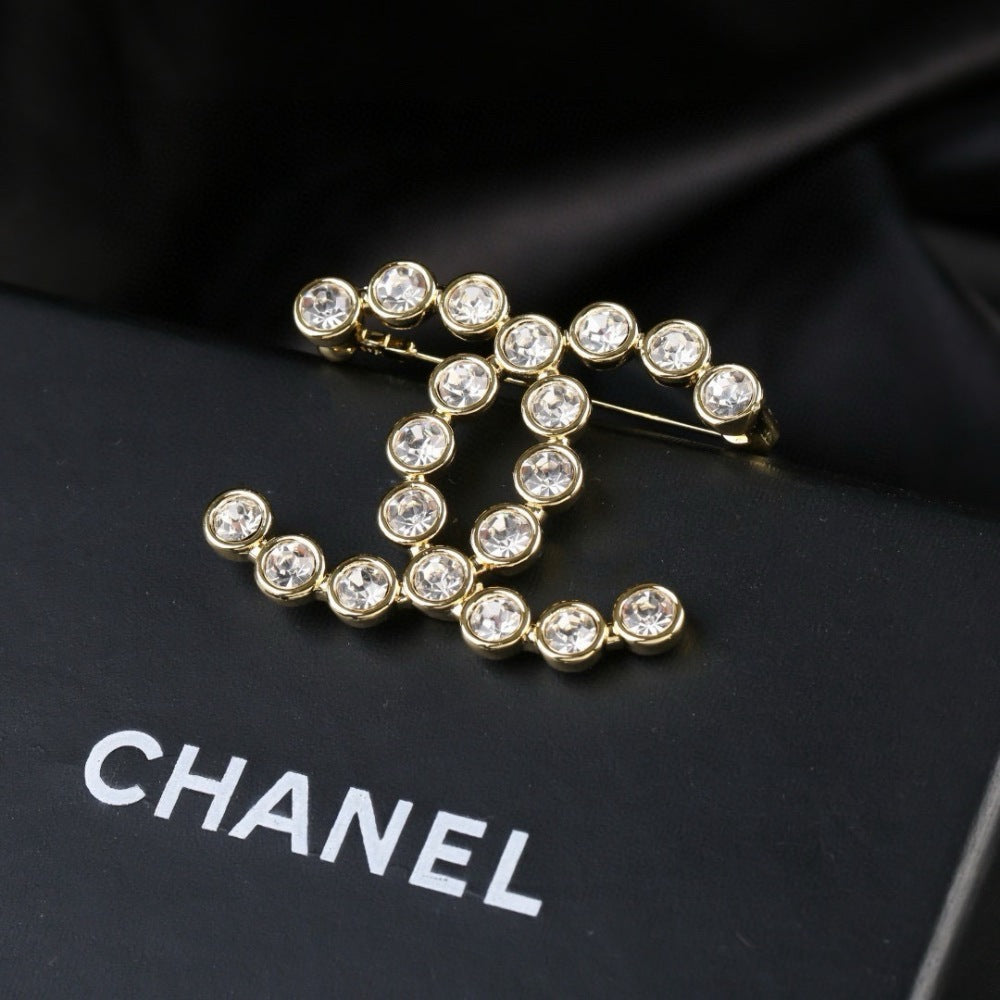 Chanel Double C Brooch