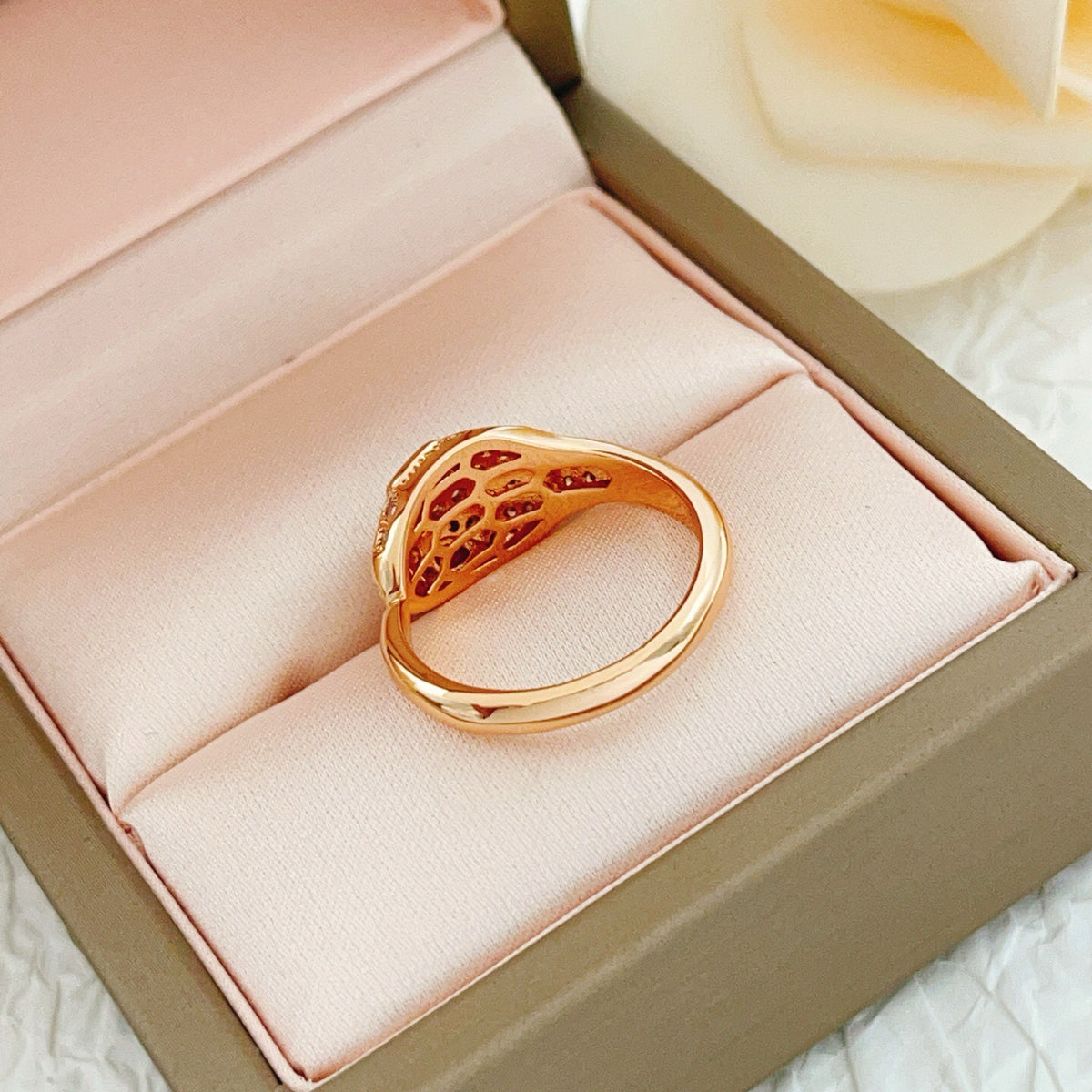 BVLGARI Brass Crystal Ring