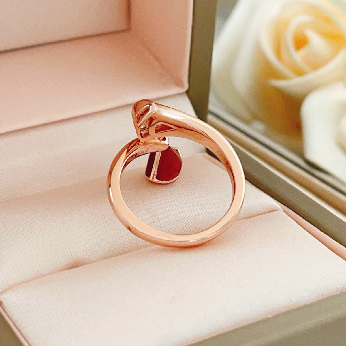 BVLGARI Brass Crystal Ring