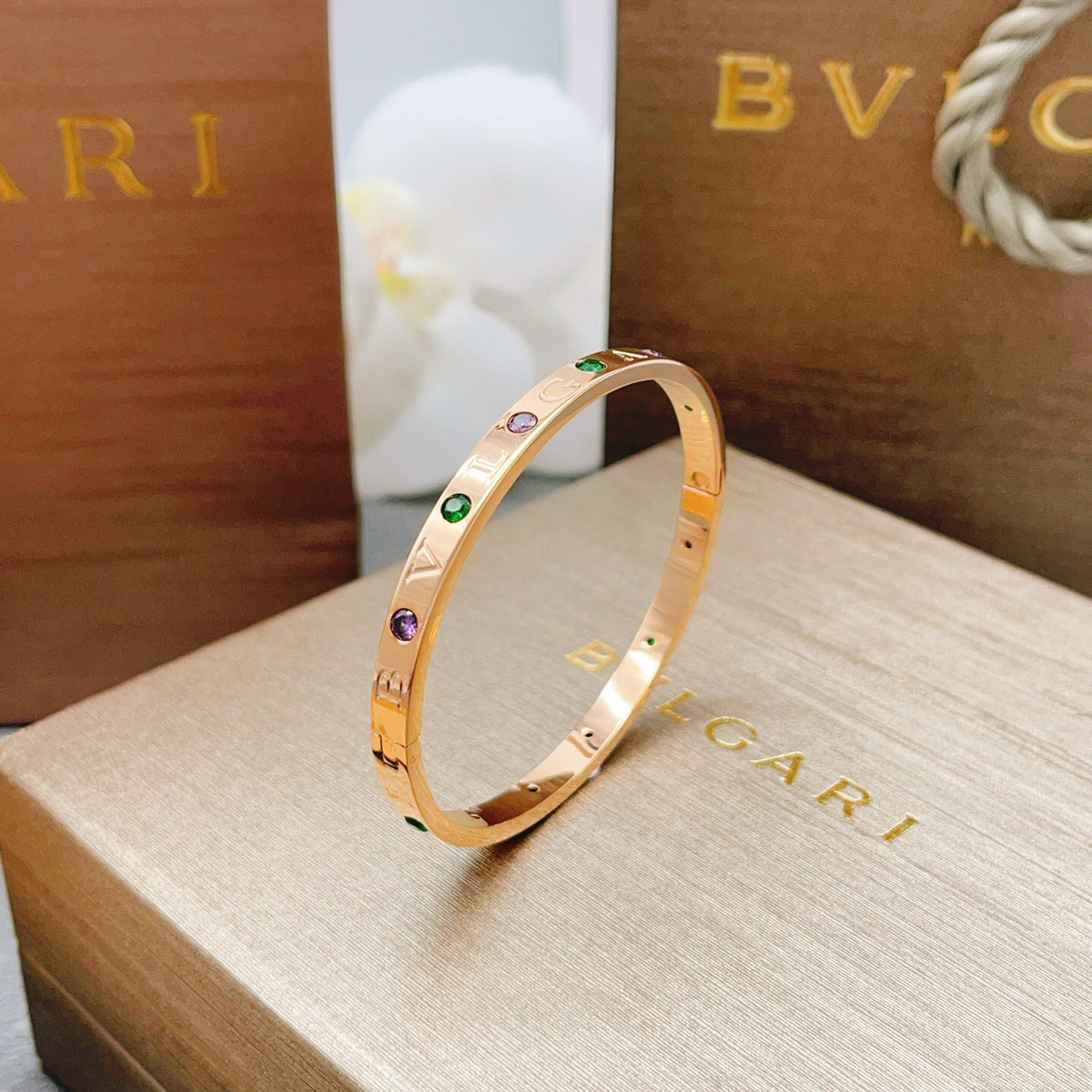 BVLGARI Colored diamonds Bracelet