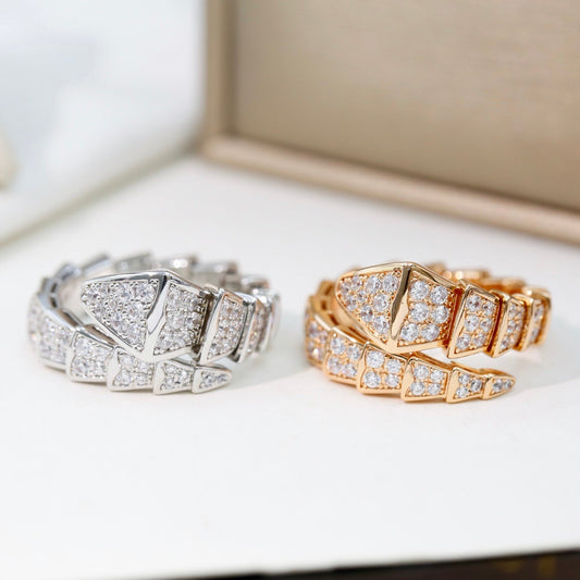 BVLGARI Crystal Serpenti Ring