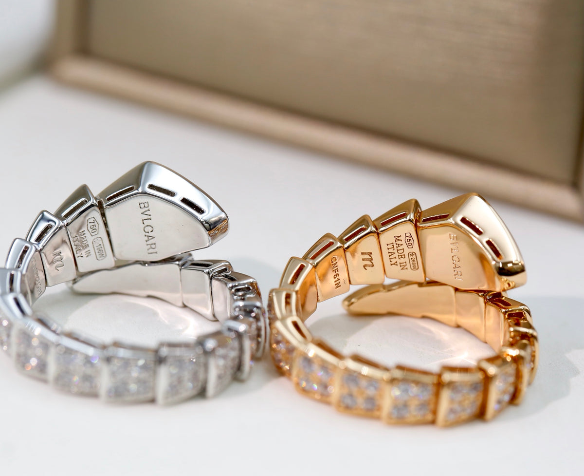 BVLGARI Crystal Serpenti Ring