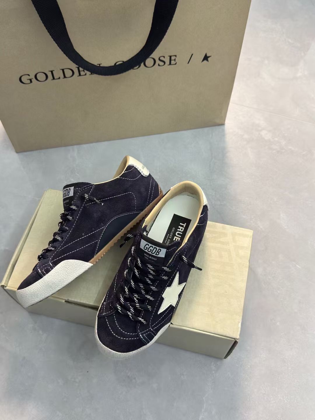 Golden Goose Vintage Distressed Sneakers #059