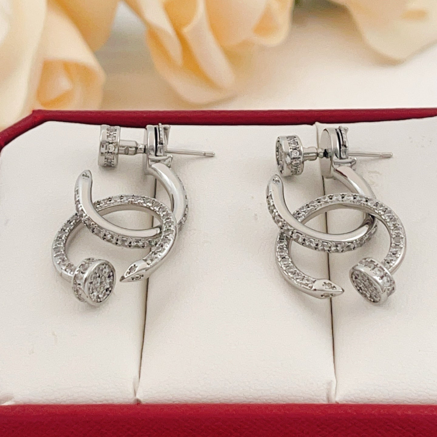 Cartier Diamond-Set Tassel Earrings