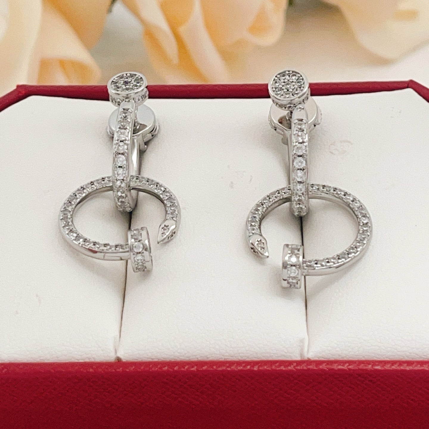 Cartier Diamond-Set Tassel Earrings