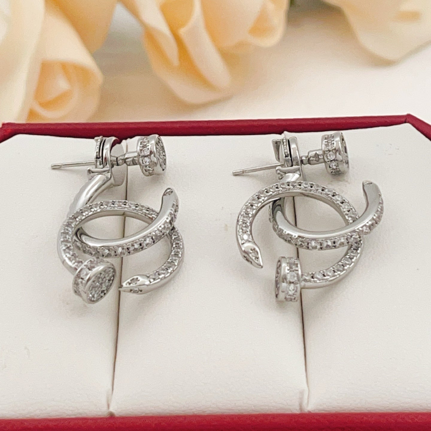 Cartier Diamond-Set Tassel Earrings